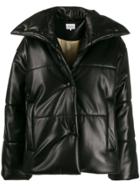 Nanushka Hide Oversized Puffer Jacket - Black