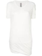 Rick Owens Draped T-shirt - White