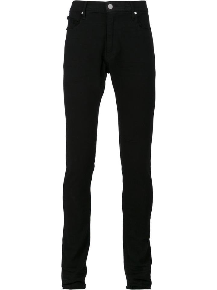 Rta Long Skinny Jeans, Men's, Size: 34, Black, Cotton/polyurethane