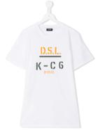 Diesel Kids Logo Print T-shirt, Boy's, Size: 16 Yrs, White