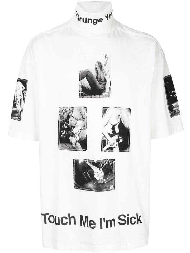 Takahiromiyashita The Soloist Band Graphic Slogan T-shirt - White