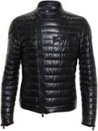 Moncler X Rolling Stones Quilted Leather Russell Biker Jacket