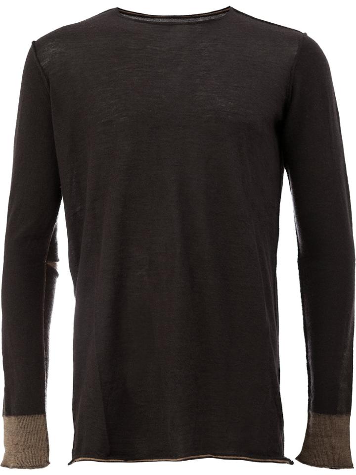 Ziggy Chen Crew Neck Sweater - Black