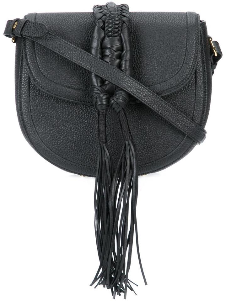 Altuzarra Knotted Saddle Bag, Women's, Black, Leather