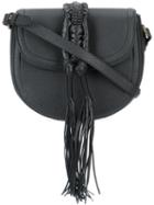 Altuzarra Knotted Saddle Bag, Women's, Black, Leather