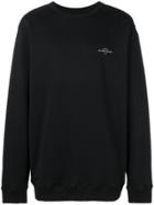 Ih Nom Uh Nit Oversized Logo Print Sweatshirt - Black