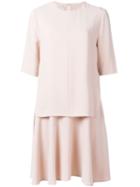 Stella Mccartney 'winnet' Dress, Women's, Size: 40, Pink/purple, Viscose/acetate/spandex/elastane/cotton