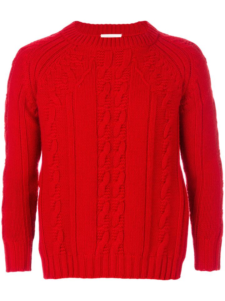 Zanone Knit Jumper - Red