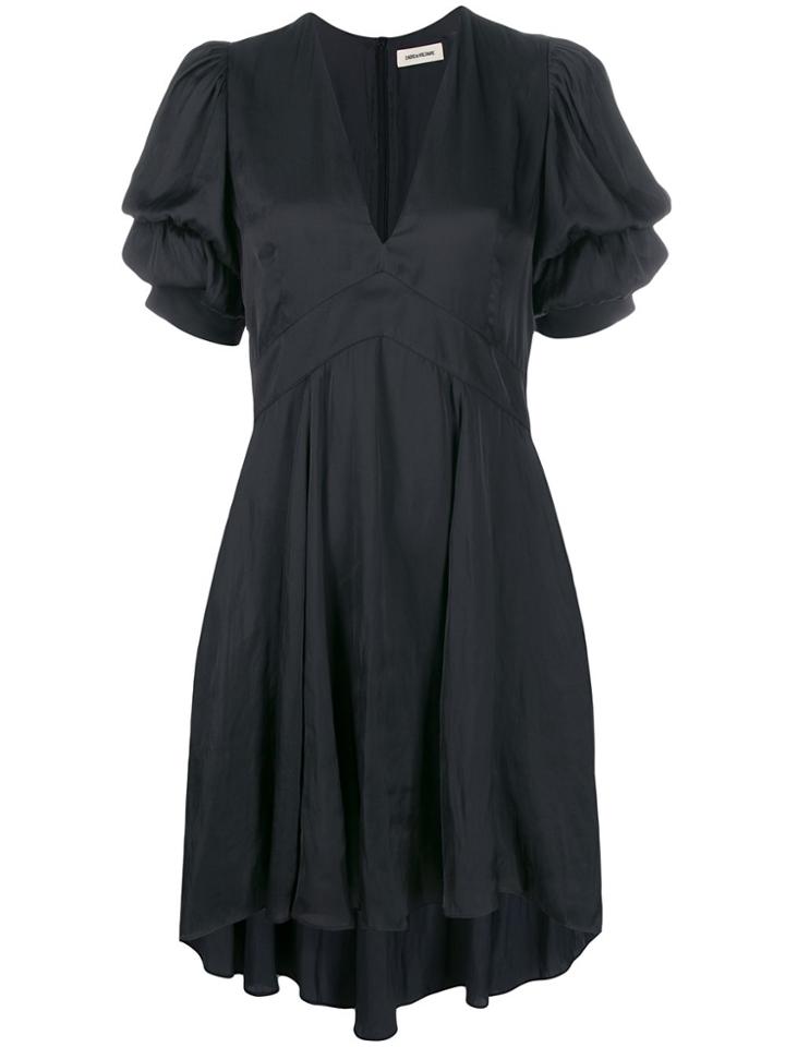 Zadig & Voltaire Royal Satin Dress - Blue