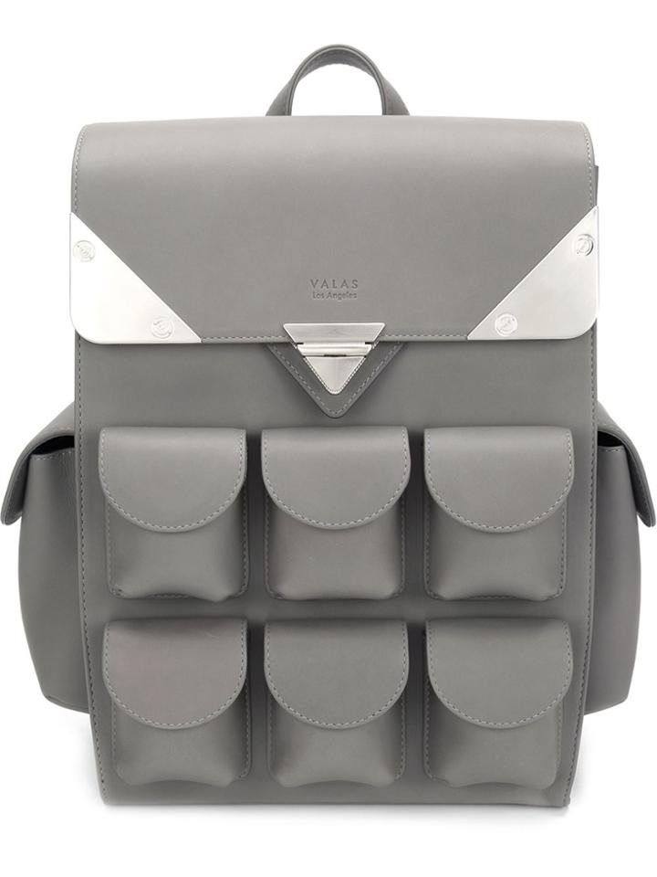 Valas Mini 'voyager' Backpack - Grey