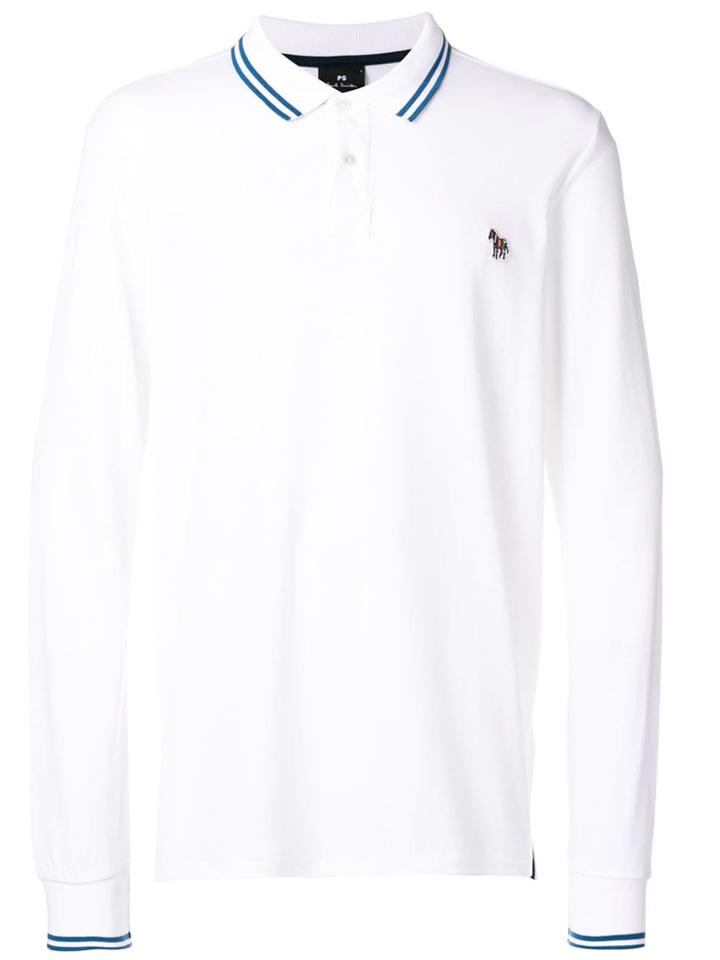Ps By Paul Smith Classic Polo Shirt - White