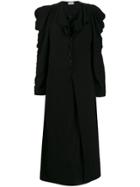 Lemaire Front Buttoned Midi Dress - Black