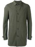 Herno - Buttoned Short Coat - Men - Polyamide - 50, Green, Polyamide