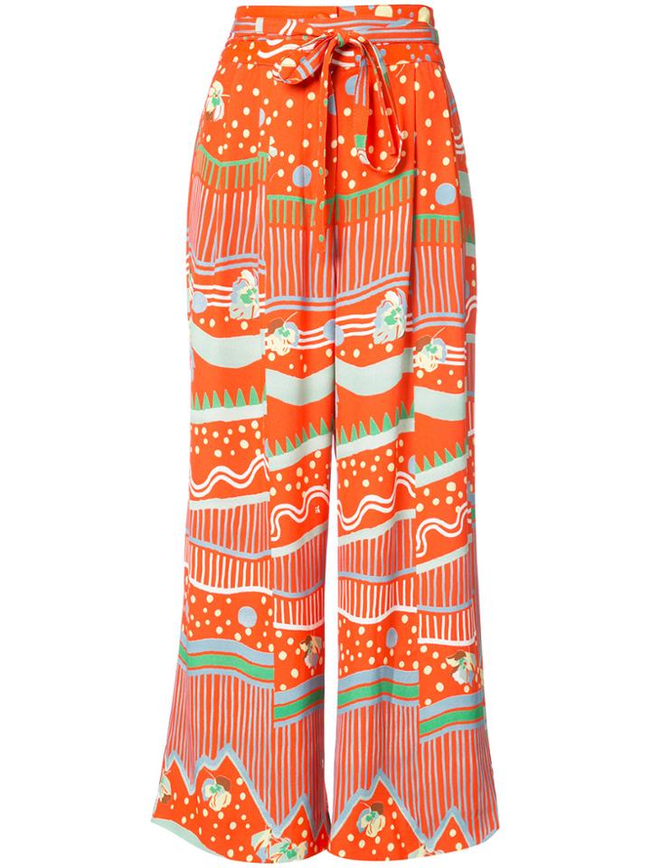 Marc Jacobs Poppy Trousers - Yellow & Orange