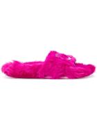 Chiara Ferragni Logomania Flip-flops - Pink & Purple