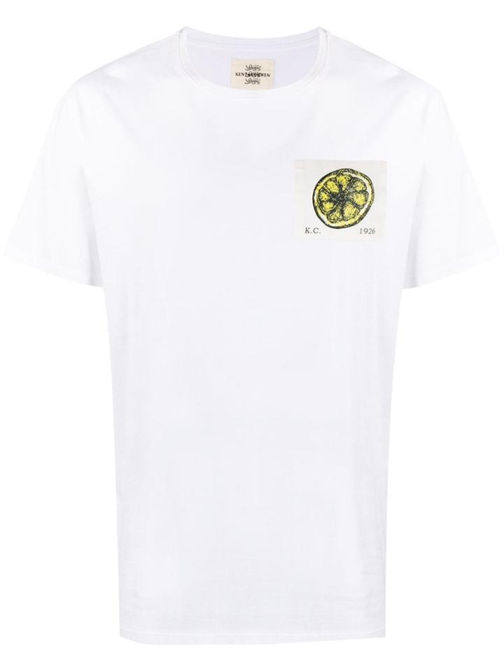 Kent & Curwen The Stone Roses Lemon Patch T-shirt - White