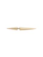 Luis Morais Round Spike Earring, Women's, Metallic
