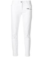 Luisa Cerano Cropped Skinny Jeans - White
