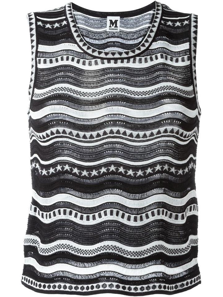 M Missoni Wavy Stripes Top