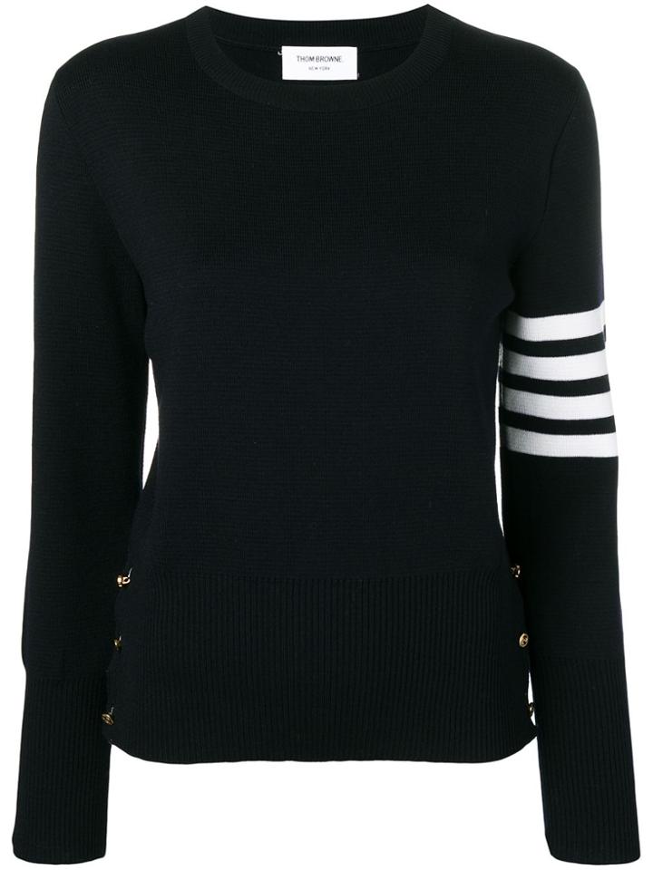 Thom Browne 4-bar Milano Pullover - Blue