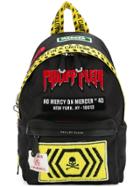 Philipp Plein Patch Detailed Backpack - Black
