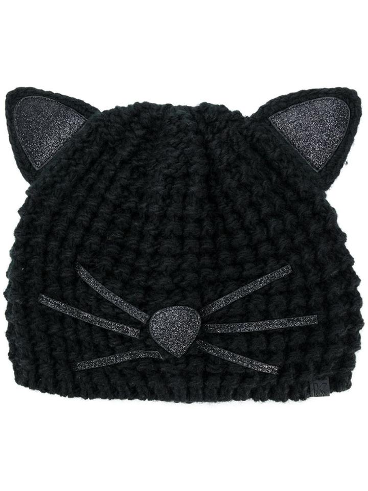 Karl Lagerfeld Choupette Luxury Beanie - Black