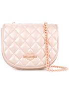 Love Moschino Quilted Crossbody Bag - Pink & Purple