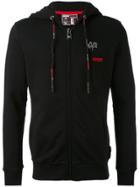 Plein Sport Drawstring Hood Jacket - Black