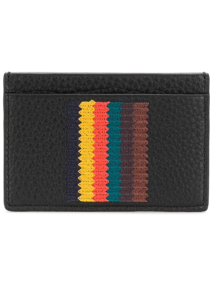 Paul Smith Colour-block Cardholder Wallet - Black