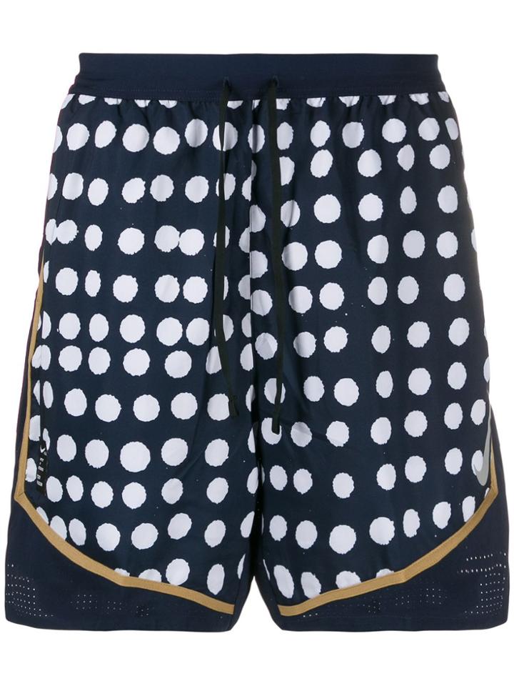 Nike Circle Print Sport Shorts - Blue