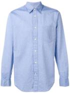 Bellerose Textured Button-up Shirt - Blue