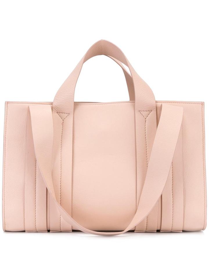 Corto Moltedo Medium 'costanza Beach Club' Tote - Pink & Purple