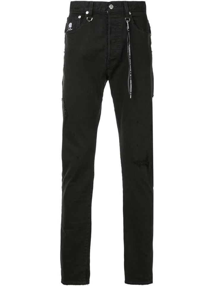 Mastermind World Straight-leg Jeans - Black