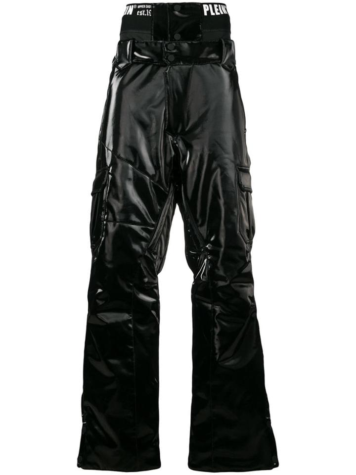 Philipp Plein Coated Ski Trousers - Black