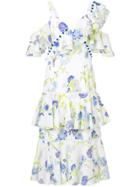 Prabal Gurung Tiered Ruffled Sundress - White