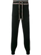 Missoni Rainbow Stripe Track Pants - Black