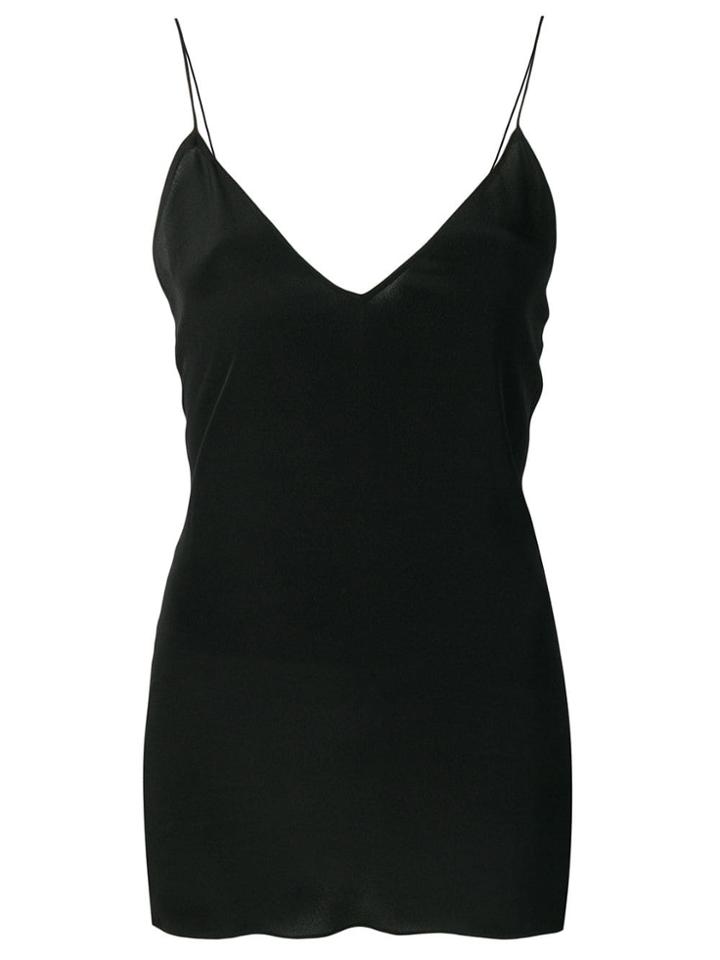 Iro Spaghetti Strap Top - Black