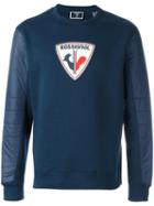 Rossignol Logo Patch Sweatshirt, Men's, Size: Xl, Blue, Cotton/polyester