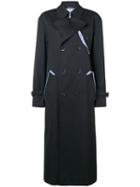 Maison Margiela Long-sleeved Waterrepellent Trenchcoat - Black