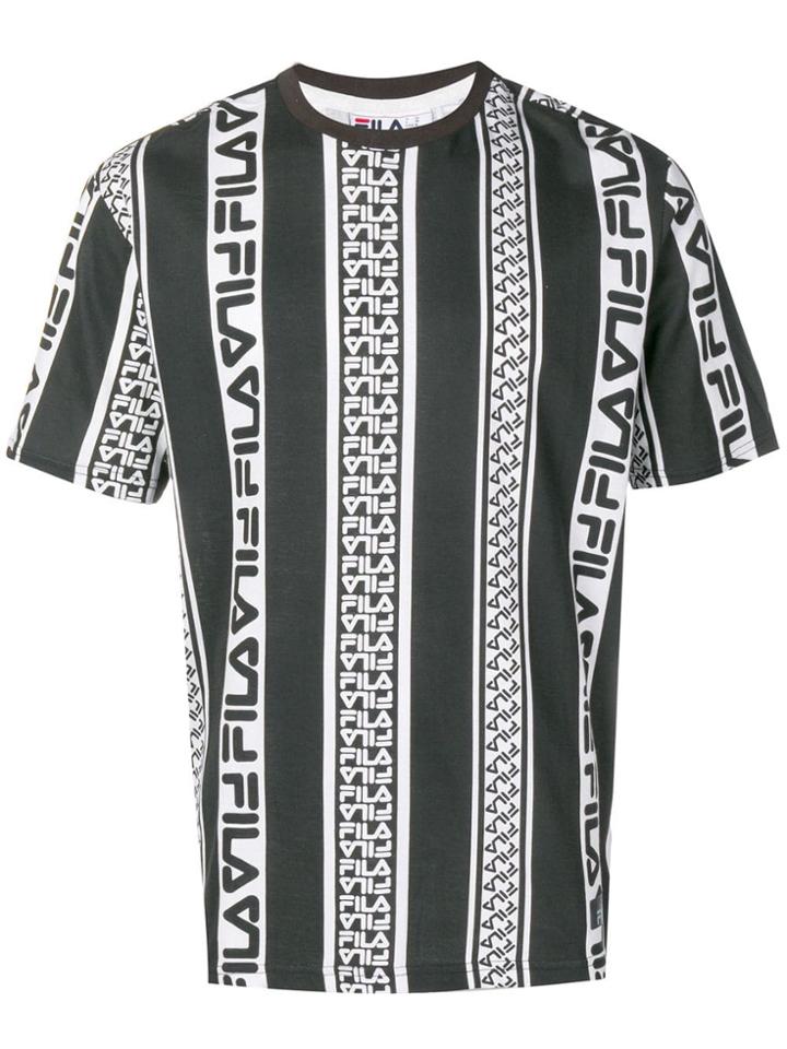 Fila Logo Printed Shirt - Black