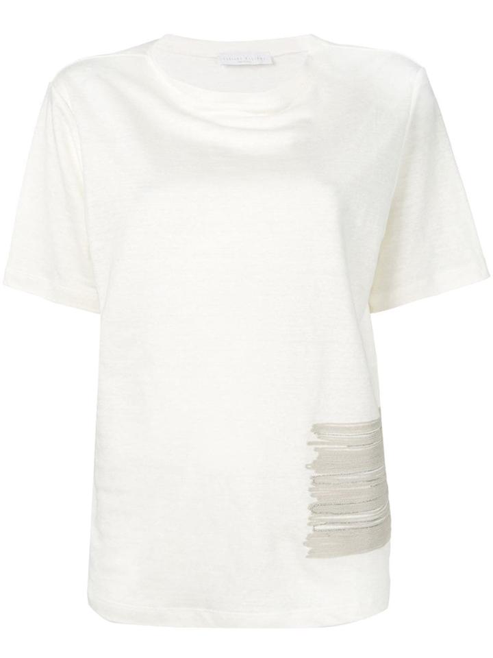 Fabiana Filippi Structured T-shirt - Neutrals