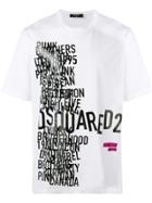 Dsquared2 Word Print T-shirt - White