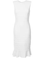 Oscar De La Renta Flare Hem Dress - White