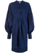 Atelier Bâba Handwoven Shirt Dress - Blue