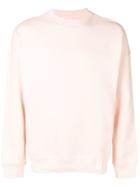 N. Hoolywood Oversized Logo Patch Sweater - Pink