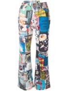 Ground Zero Printed Bootcut Jeans - Multicolour