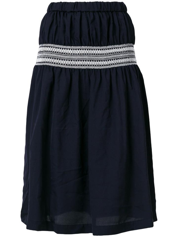 Comme Des Garçons Girl High Waist Skirt - Blue