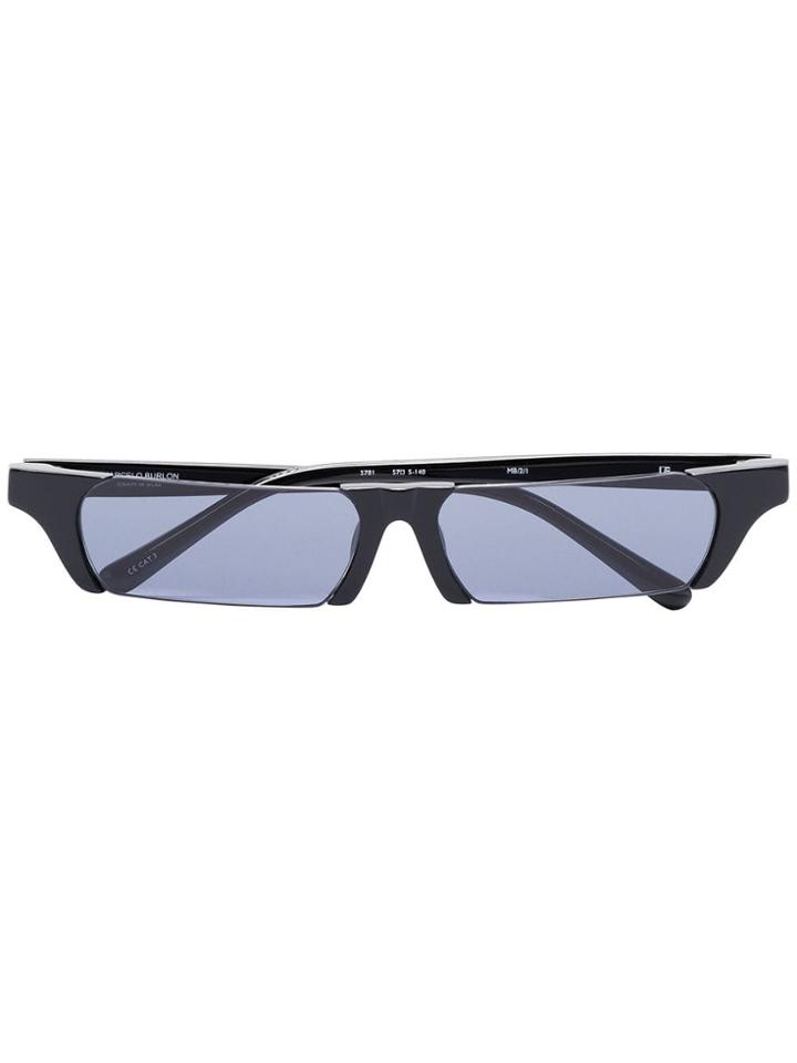 Marcelo Burlon County Of Milan Linda Farrow X Mb Sunglasses - Black