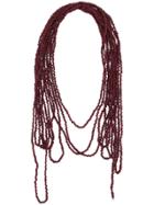 Maria Calderara String Scarf - Red