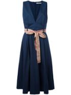 Miahatami - Bow Dress - Women - Cotton - 42, Blue, Cotton
